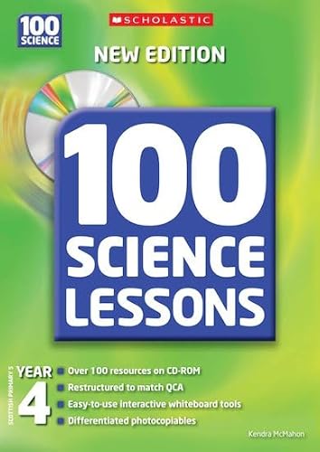 Imagen de archivo de 100 Science Lessons for Year 4 with CDRom a la venta por WorldofBooks