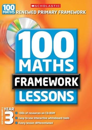 Imagen de archivo de 100 New Maths Framework Lessons for Year 3 a la venta por AwesomeBooks