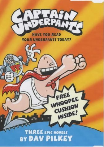 Stock image for "The Adventures of Captain Underpants", "Captain Underpants and the Attack of the Talking Toilets", "Captain Underpants and the Invasion of the Incredibly Naughty Cafeteria Ladies" for sale by WorldofBooks