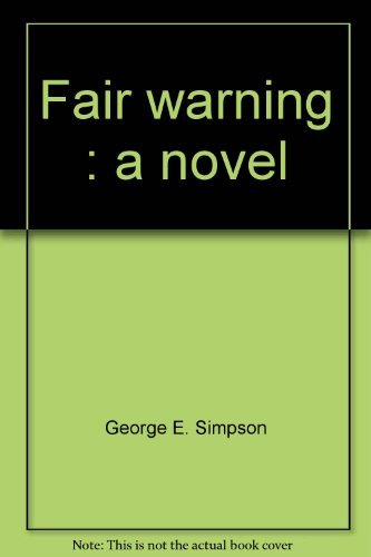 Stock image for Fair Warning for sale by Better World Books