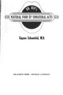 Stock image for Dr. Hip's Natural Food & Unnatural Acts for sale by Bruce Davidson Books