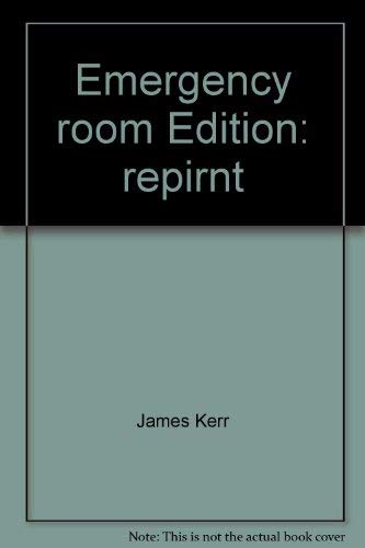 Emergency room (9780440033844) by Kerr, James