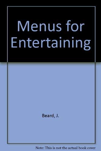 9780440055686: Menus for Entertaining