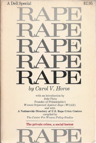 9780440060031: Rape the Private Crime, a Social Horror