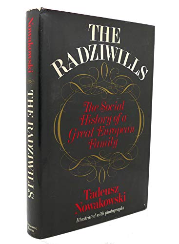 Imagen de archivo de The Radziwills a la venta por Better World Books: West