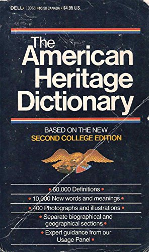 Stock image for The American Heritage Dictionary; Based On The New Second Edition for sale by gearbooks