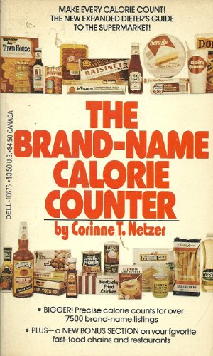 Beispielbild fr Brand Name Calorie Counter zum Verkauf von Wonder Book