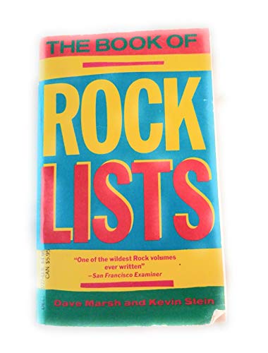 Imagen de archivo de Book of Rock Lists a la venta por Half Price Books Inc.