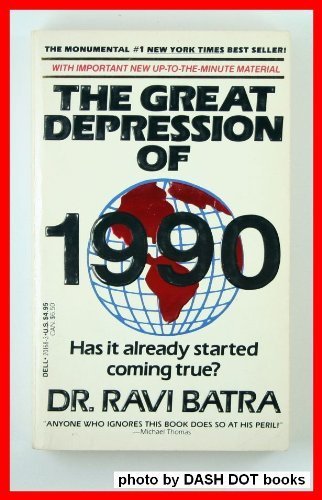 Imagen de archivo de GREAT DEPRESSION OF 1990 a la venta por Your Online Bookstore