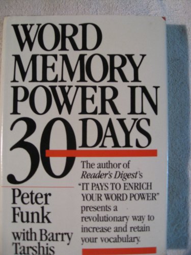 Word Memory Power in 30 Days (9780440204220) by Funk, Peter
