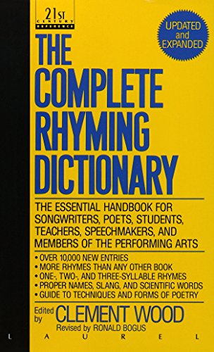 Stock image for The Complete Rhyming Dictionary: Including The Poets Craft Book for sale by Zoom Books Company