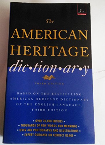 Beispielbild fr American Heritage Dictionary: Third Edition zum Verkauf von Gulf Coast Books