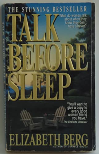 Stock image for Talk Before Sleep for sale by Colorado's Used Book Store