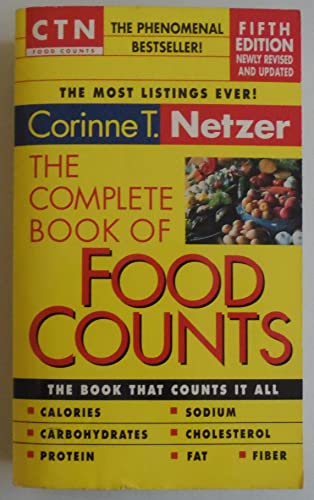 Beispielbild fr The Complete Book of Food Counts- 5th Edition zum Verkauf von Wonder Book