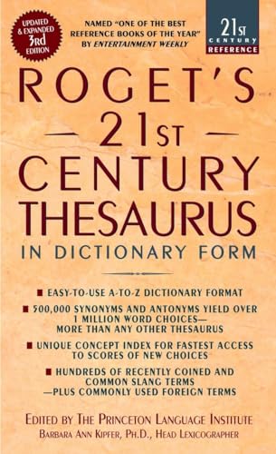 Beispielbild fr Roget's 21st Century Thesaurus, Third Edition (21st Century Reference) zum Verkauf von SecondSale