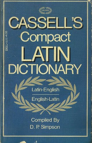 Stock image for Cassell's New Compact Latin Dictionary for sale by Better World Books