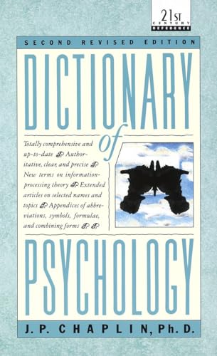 Imagen de archivo de Dictionary of Psychology (Laurel Book) a la venta por SecondSale