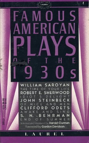 9780440324782: Famous American Plays of the 1930s