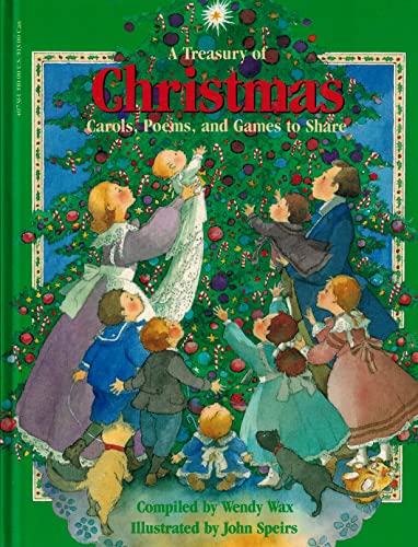 Stock image for A Treasury of Christmas : Carols, Poems, and Games to Share. for sale by Sara Armstrong - Books