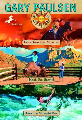 Stock image for World Of Adventure Trio: Escape From Fire Mountain, Hook "Em, Snotty! And Danger On Midnight River (2006 Copyright) for sale by ~Bookworksonline~