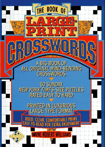 Imagen de archivo de The Book of Large-Print Crosswords a la venta por HPB Inc.