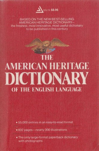 Imagen de archivo de The American Heritage Dictionary of the English Language a la venta por POQUETTE'S BOOKS