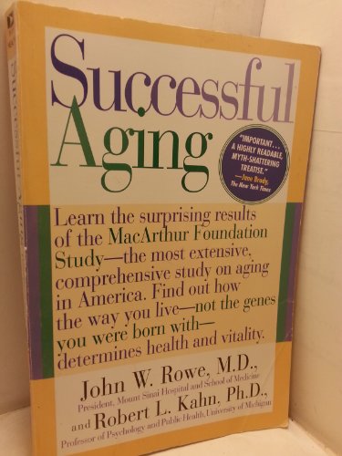 9780440508632: Successful Aging: Learn the Surprising Results of the Macarthur Foundation Study