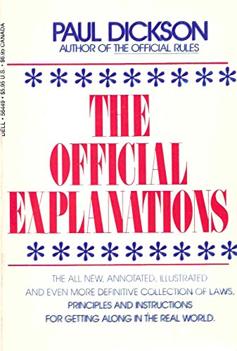 The Official Explanations (9780440564492) by Dickson, Paul