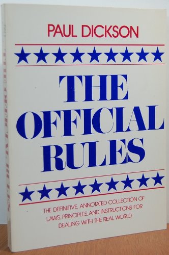 Imagen de archivo de The Official Rules a la venta por Jenson Books Inc