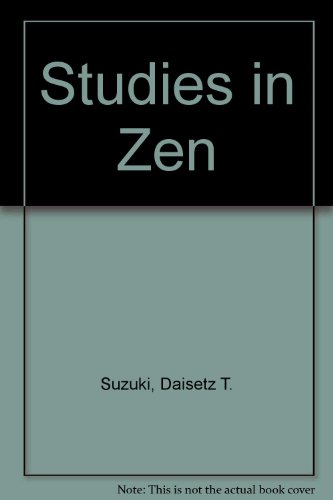Imagen de archivo de Studies in Zen a la venta por Eric James