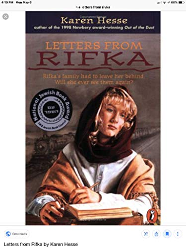 9780440830504: Letters From Rifka