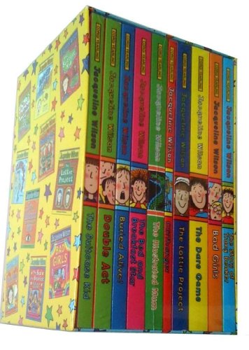 Stock image for Jacqueline Wilson 10 book set: Buried Alive!, Bad Girls, The Story of Tracy Beaker, Dare Game, Lottie Project, Suitcase Kid, Illustrated Mum, Bed and Breakfast Star, Double Act & Cliffhanger for sale by MusicMagpie