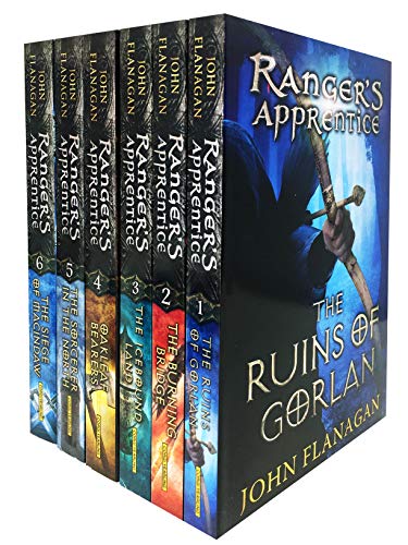 Stock image for Rangers Apprentice 6 Books Collection Set Book 1-6 (Series 1) - Ruins of Gorlan, Burning Bridge, Icebound Land, The Oakleaf Bearers, The Sorcerer in the North, The Siege of Macindaw for sale by Revaluation Books