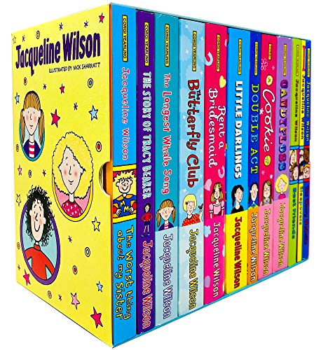 Stock image for Jacqueline Wilson 12 Books Collection Box Set (Tracy Beaker, Butterfly Club, Rent a Bridesmaid, Double Act, Cookie, Candyfloss, Best Friends, Sleepovers and MORE!) for sale by Reuseabook