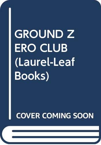 Imagen de archivo de The Ground Zero Club, and Other Prize-Winning Plays (Laurel-Leaf Books) a la venta por Bookmonger.Ltd