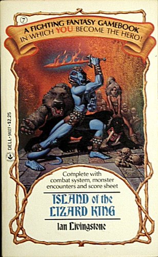 Stock image for ISLAND OF THE LIZARD KING (Fighting Fantasy #7) for sale by Discover Books