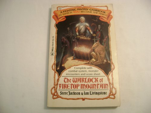 Stock image for The Warlock of Firetop Mountain (Fighting Fantasy Gamebook, No. 1) for sale by Bookmans