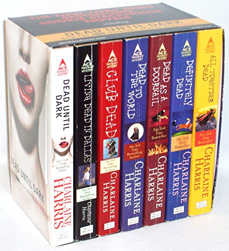 Stock image for CHARLAINE HARRIS SET OF 8 SOOKIE STACKHOUSE NOVELS Sookie Stackhouse, True Blood, #1 Dead Until Dark, #2 Living Dead in Dallas, #3 Club Dead, #4 Dead to the World, #5 Definitely Dead, #6 All Together Dead, #7 From Dead to Worse, #8 Dead Amd Gone for sale by Virginia Martin, aka bookwitch