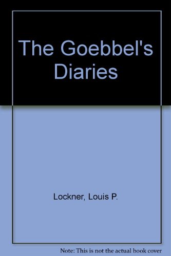 9780441295500: The Goebbel's Diaries