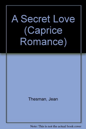 Imagen de archivo de A Secret Love (Caprice Romance) a la venta por ThriftBooks-Dallas
