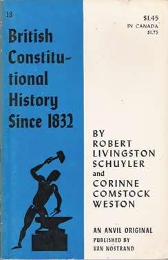 Stock image for British Constitutional History Since 1832 (Anvil Books) for sale by Kennys Bookstore