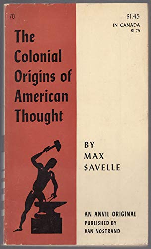 Stock image for Colonial Origins of American Thought (Anvil Books) for sale by Open Books West Loop