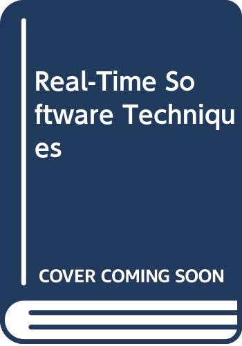 Beispielbild fr Real-Time Software Techniques (VNR Computer Library) zum Verkauf von medimops