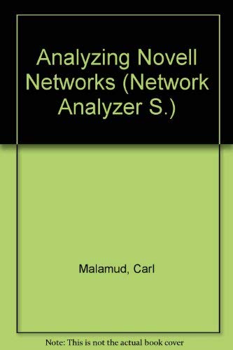 Stock image for Analyzing Novell Networks for sale by dsmbooks