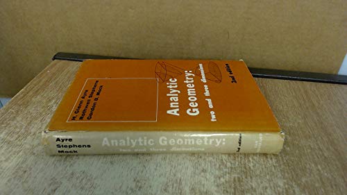 9780442003937: Analytic Geometry: Two and Three Dimensions