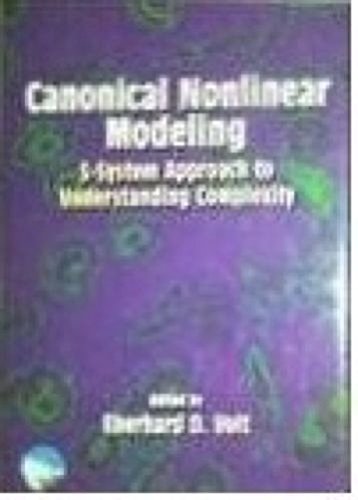 Imagen de archivo de Canonical nonlinear modeling a la venta por Solr Books