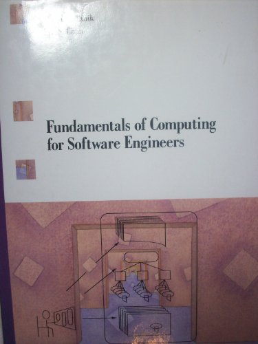 9780442005252: Fundamentals of Computing for Software Engineers (VNR Computer Library])