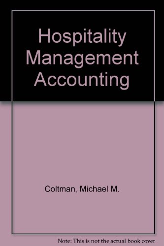 Stock image for Hospitality Management Accounting for sale by The Book Cellar, LLC