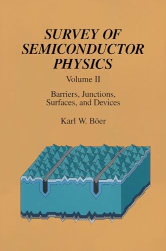 Stock image for Survey of Semiconductor Physics Volume II: Barriers, Junctions, Surfaces, and Devices for sale by More Than Words