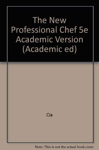Beispielbild fr New Professional Chef (Academic ed) zum Verkauf von Wonder Book